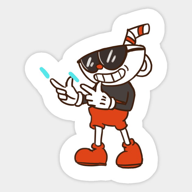 Cuphead Sticker by E08377